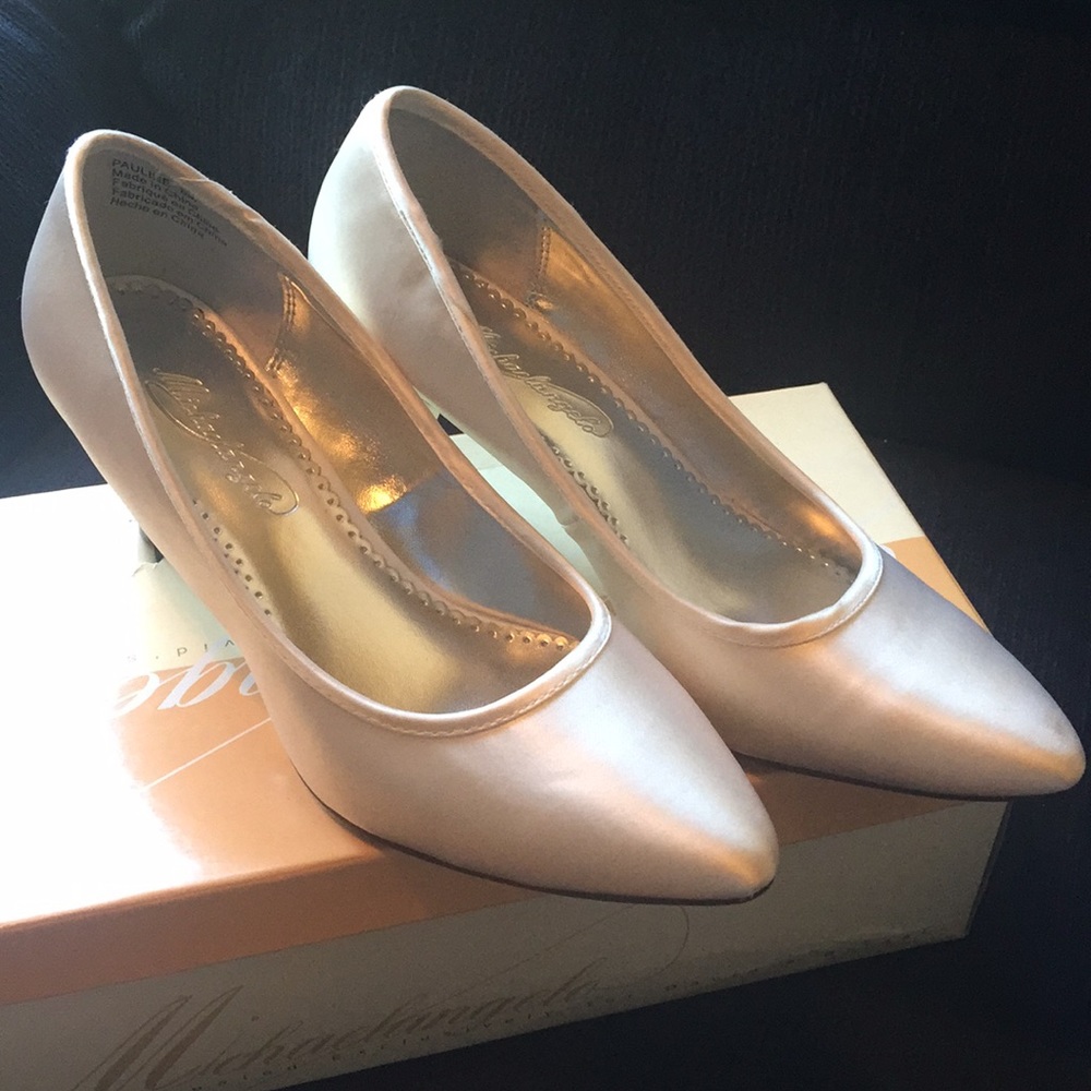 David’s Bridal Pauline Dyeable Shoes